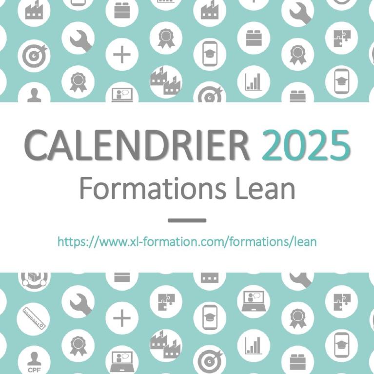 Calendrier 2025 des formations Lean