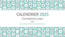 Calendrier 2025 des formations Lean